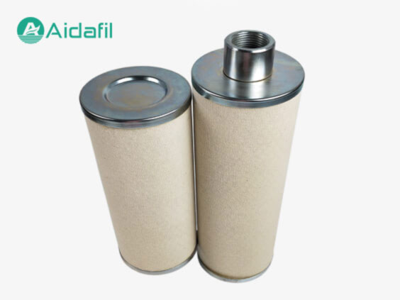 Coalescing filter element