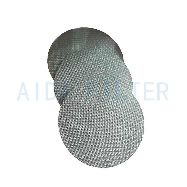 High effective 304 306 316L three layers stainless steel sintered wire mesh