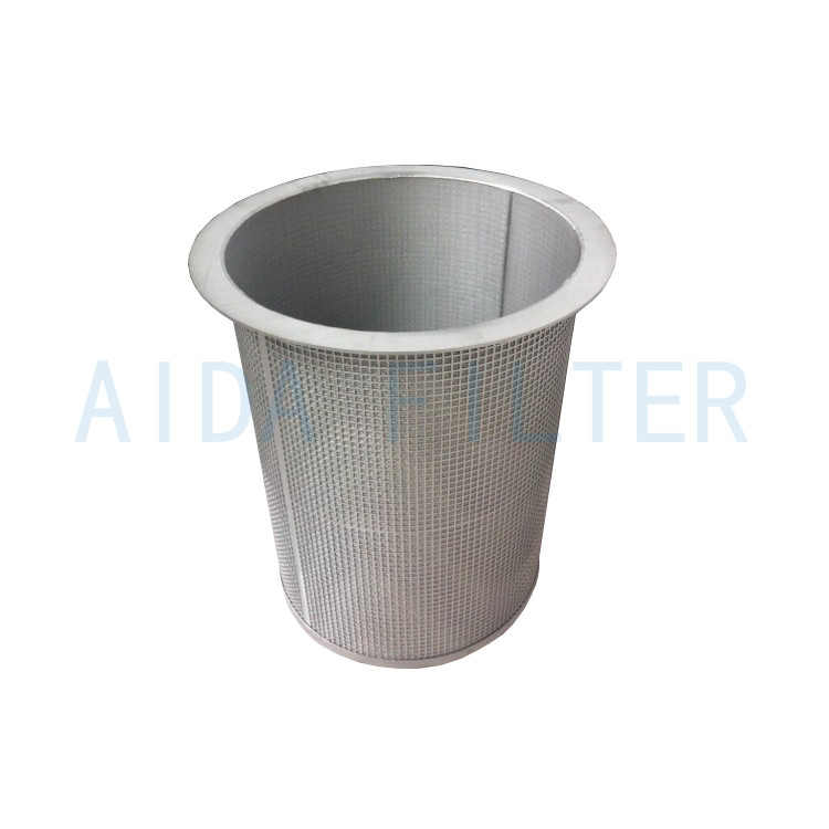 Factory supplies double phase steel composite sintered net filter cartridge