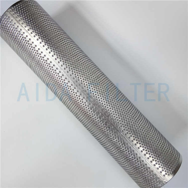 304 316 welded perforated stainless steel sintered wire mesh filter cartridge