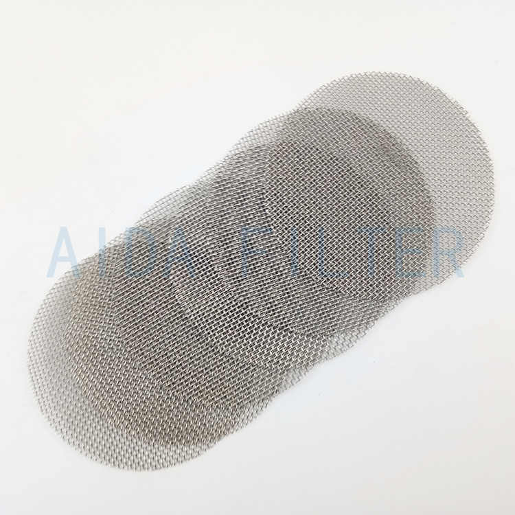 High Standard SS Smoking Pipe Filter Wire Mesh Screen Disc For Sale