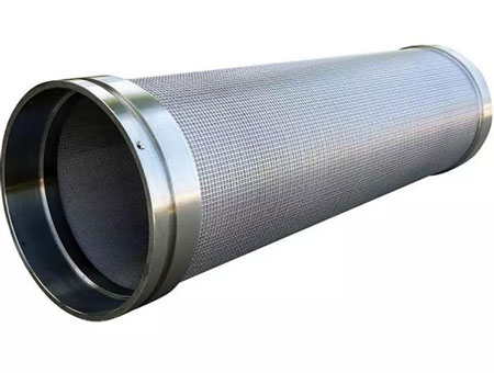 Ballast water metal filter element