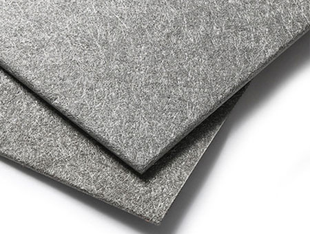 Nickel fiber felt filter material