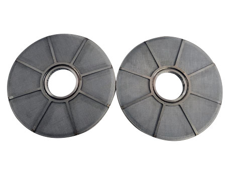 Metal filter plate