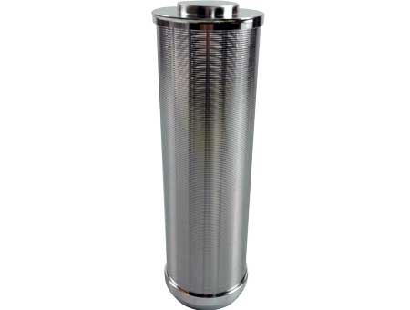 Wedge wire mesh filter element