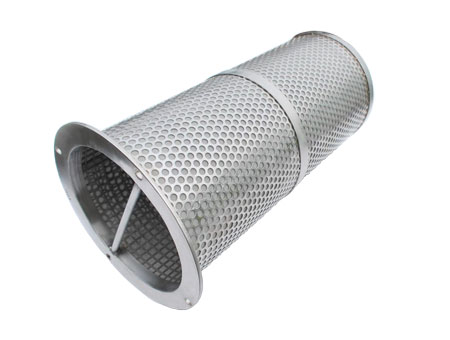 Pipe filter basket