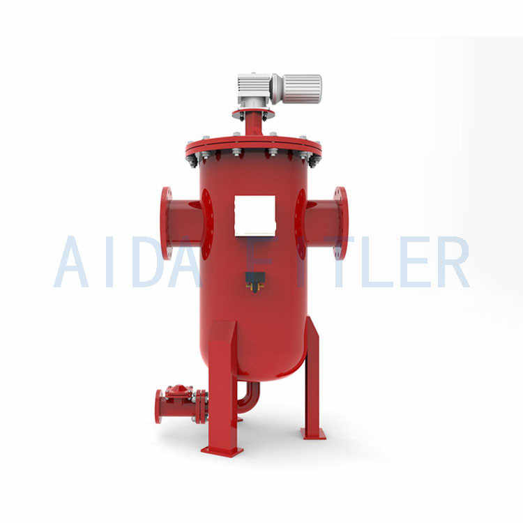 High flow automatic backflush filter