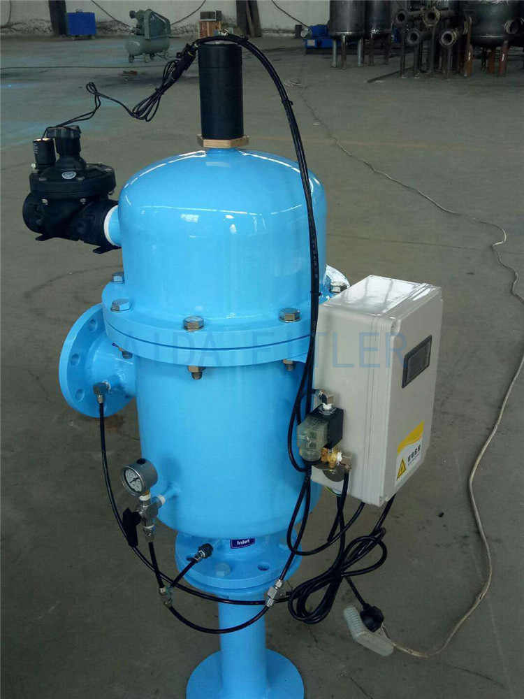 Automatic water filter housing for water treatment