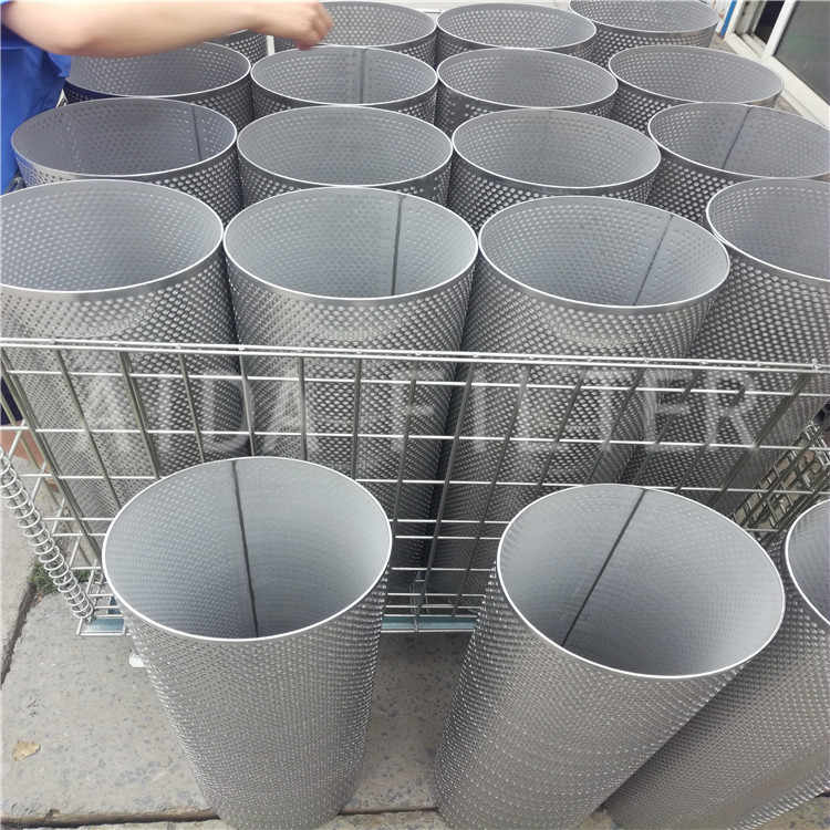 Hot sale Mult-layers sintered compound mesh cartridge of punching plate