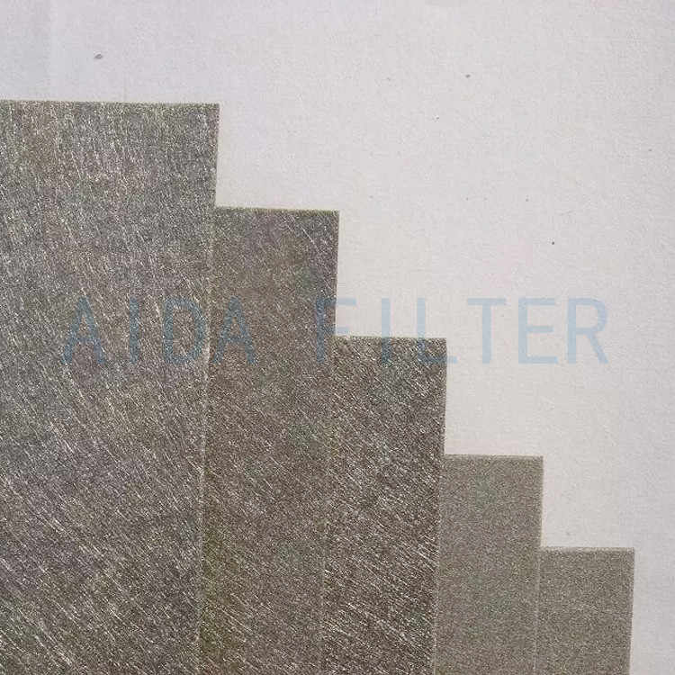 High Temperature Metal Netless sintered felt