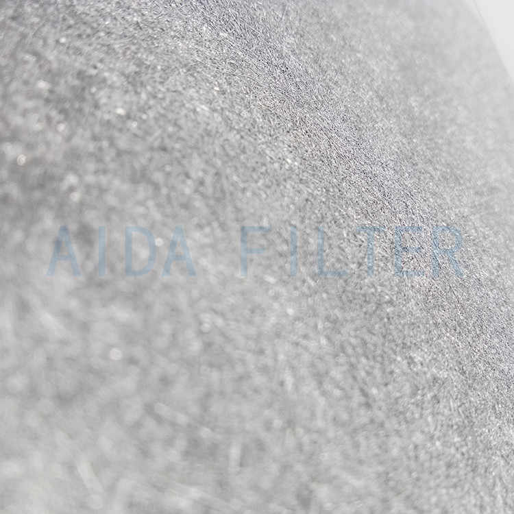 Sintered Stainless Steel Netless Metal Fiber Felt 