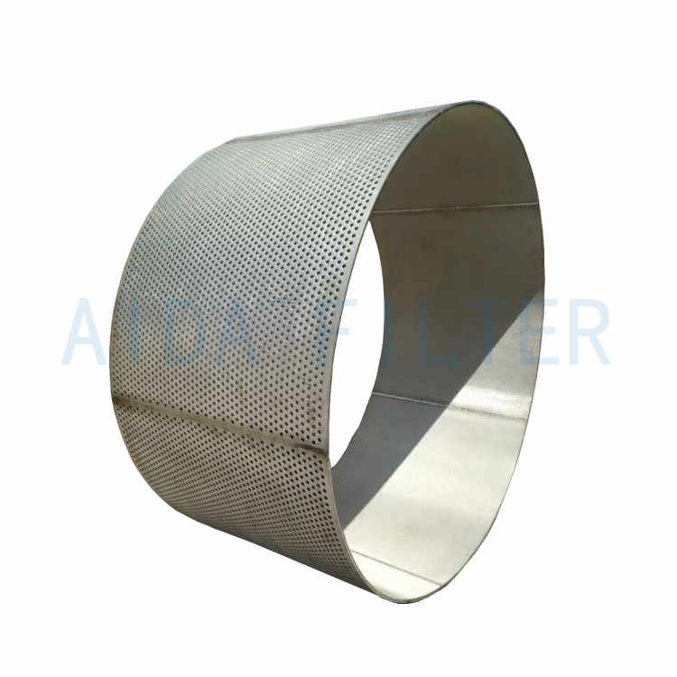 316l stainless steel perforated plate composite mesh filter