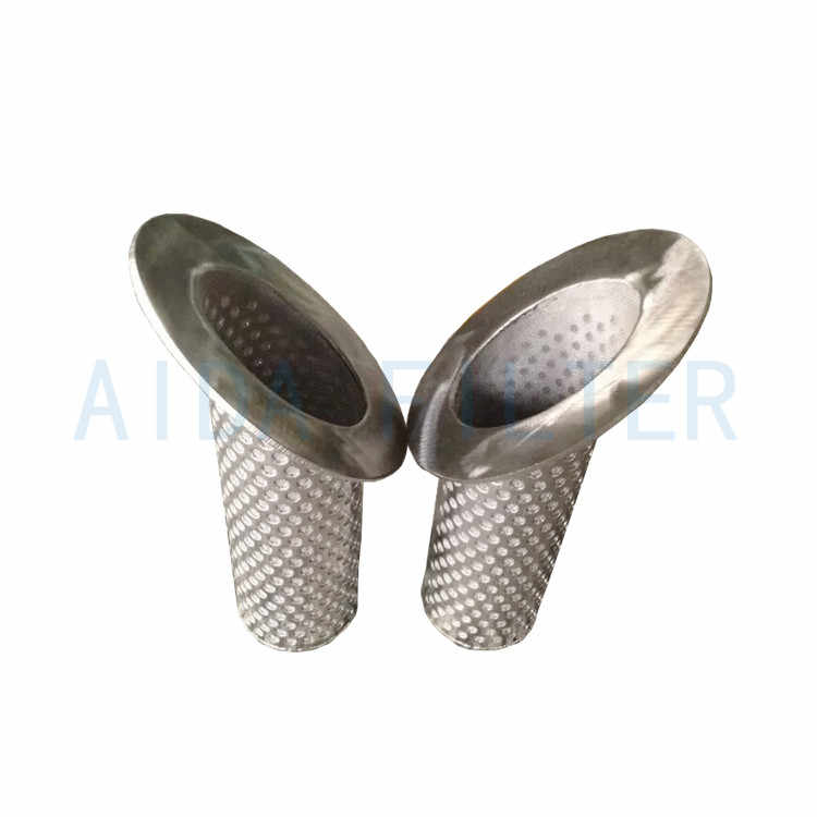 High efficiency perforated plate composite mesh filter