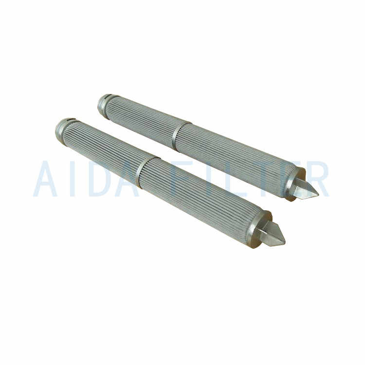 Stainless steel folding filter/metal folded filter cartridge