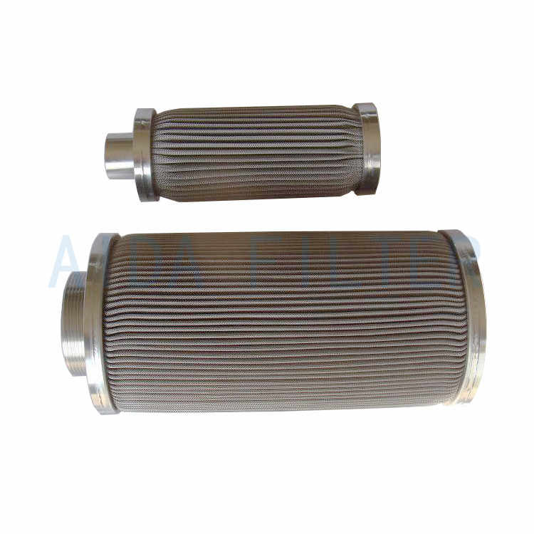 Micron class Stainless Steel 304 metal folding filters for cleansing