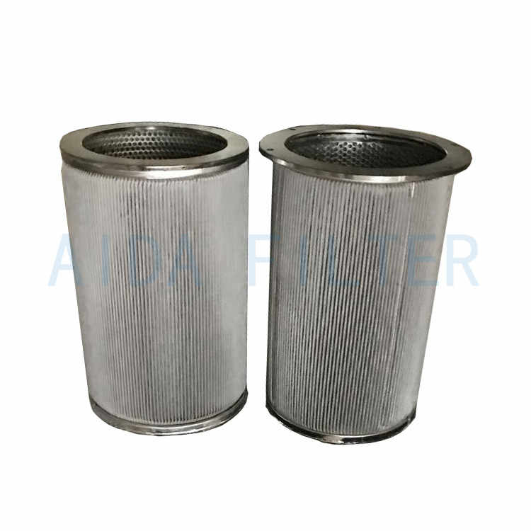 Efficient stainless steel micron folding filter for power plant