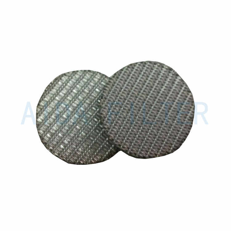 10 20 50 100 Micron 304 316 Stainless Steel Sintered Mesh Disc