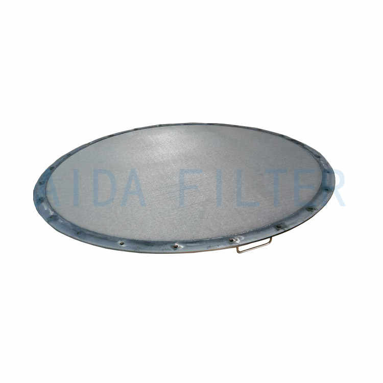 High quality stainless steel metal sintered Filter disc for chemical fiber