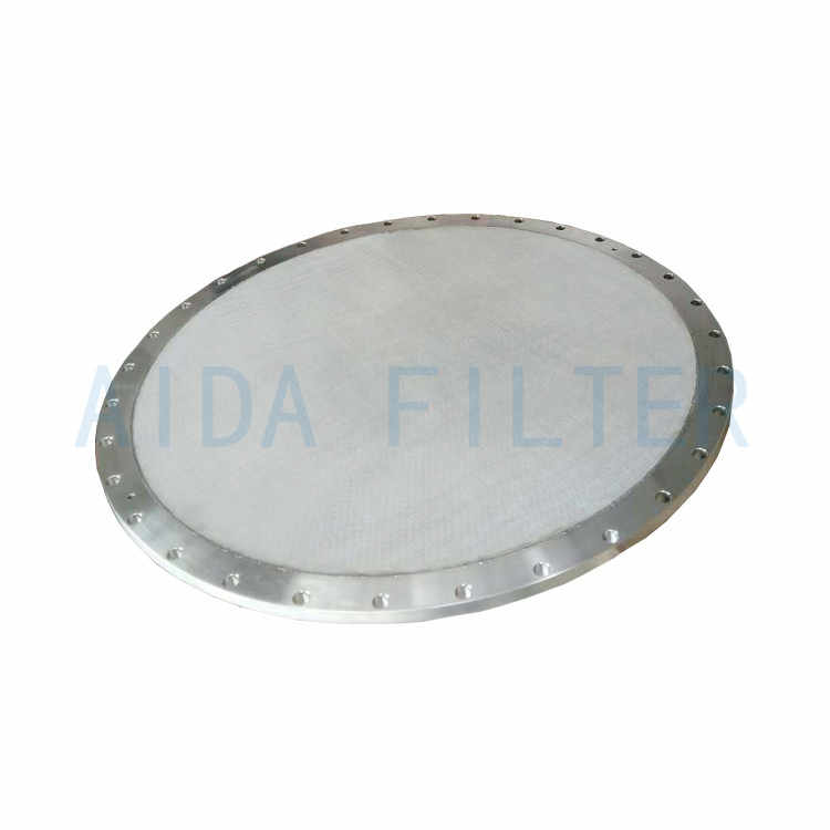 round air filter stainless steel metal sintered Filter disc for chemical