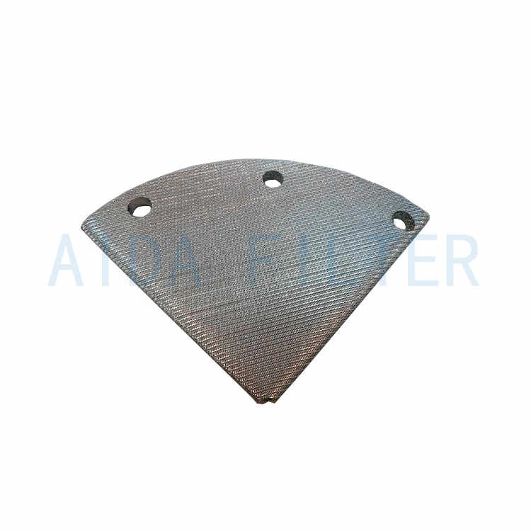 High quality stainless steel sintered gas fluidized plate for power plant