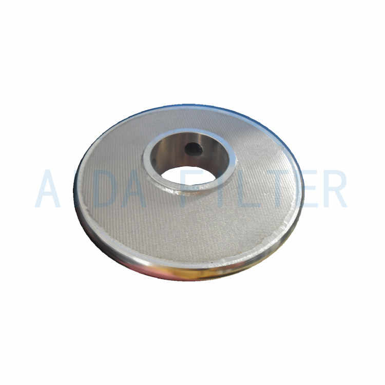 sintered porous metal square wire mesh round filter disc