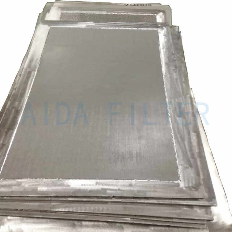 Manufacturer supply stainless steel sintered fluidized plate with high quality