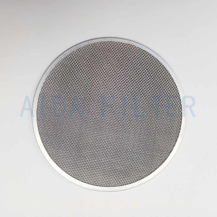 Stainless steel sinter wire mesh screen pack filter disc