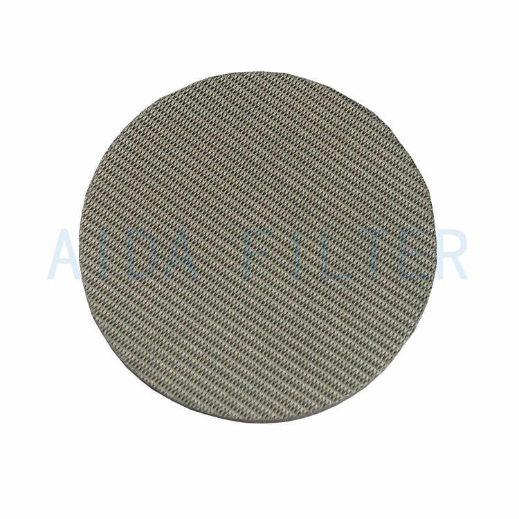 Extruder round stainless steel wire mesh screen filter discs