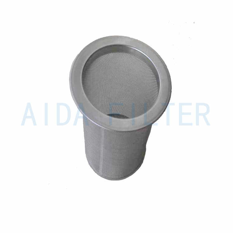 AIDA Filter factory supply stainless steel sintered filter basket for oil plant