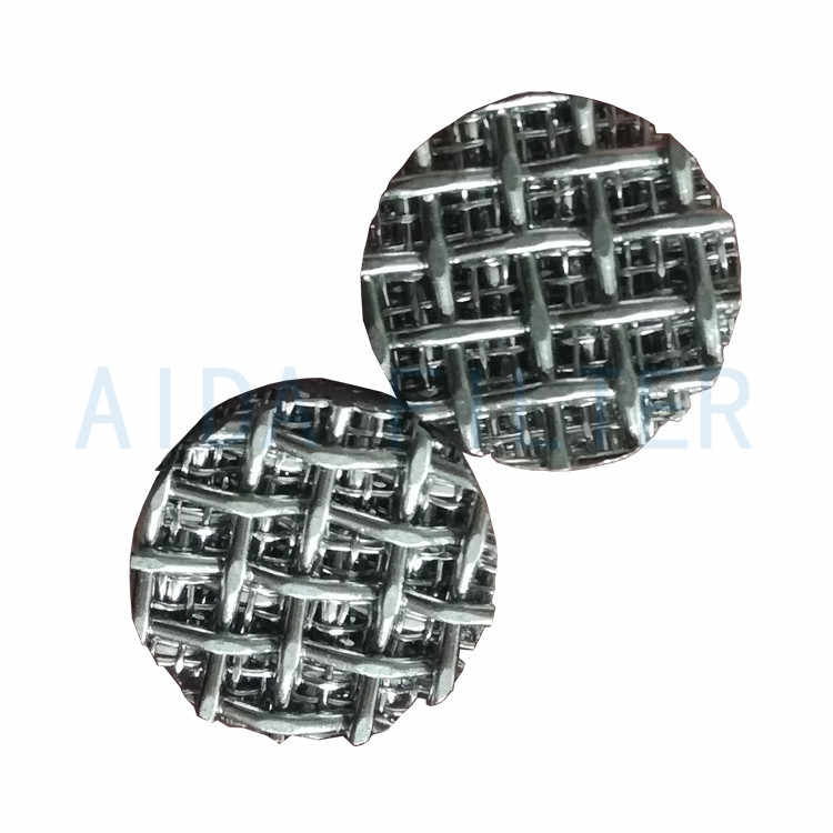 Stainless steel wire mesh filter discs