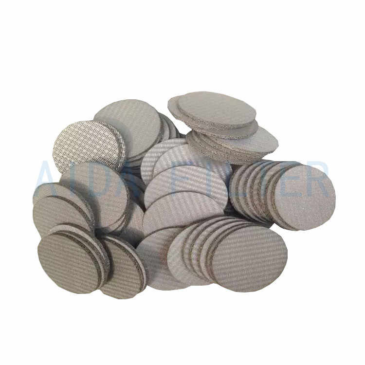 25 50 100 200 micron metal stainless steel wire mesh filter disc