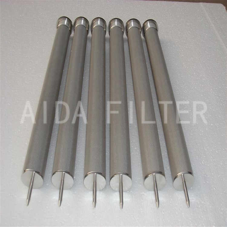 Hot selling metal wire mesh filter with low temperature methanol washing