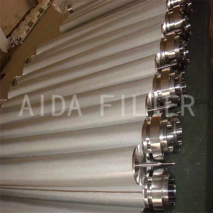 High steel stainless steel metal wire mesh filter with low temperature methanol