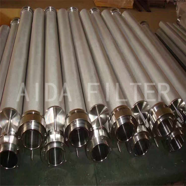 Hot selling metal wire mesh filter with low temperature methanol washing