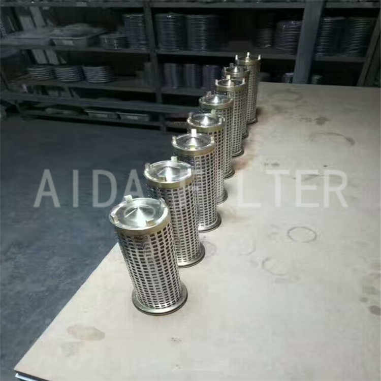 High flow stainless steel sintered gas filter cartridge made in China