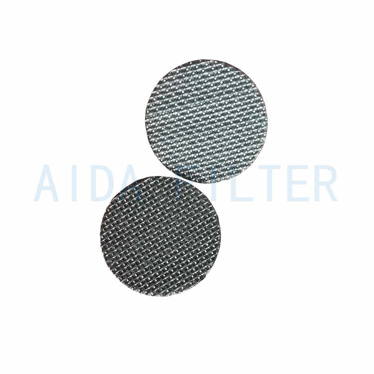 Chemical petroleum industry 14 micron SS sintered net filter plate