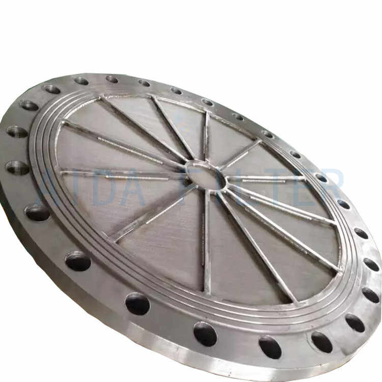 Chemical petroleum industry 14 micron ss sintered fluidizing wire mesh plate