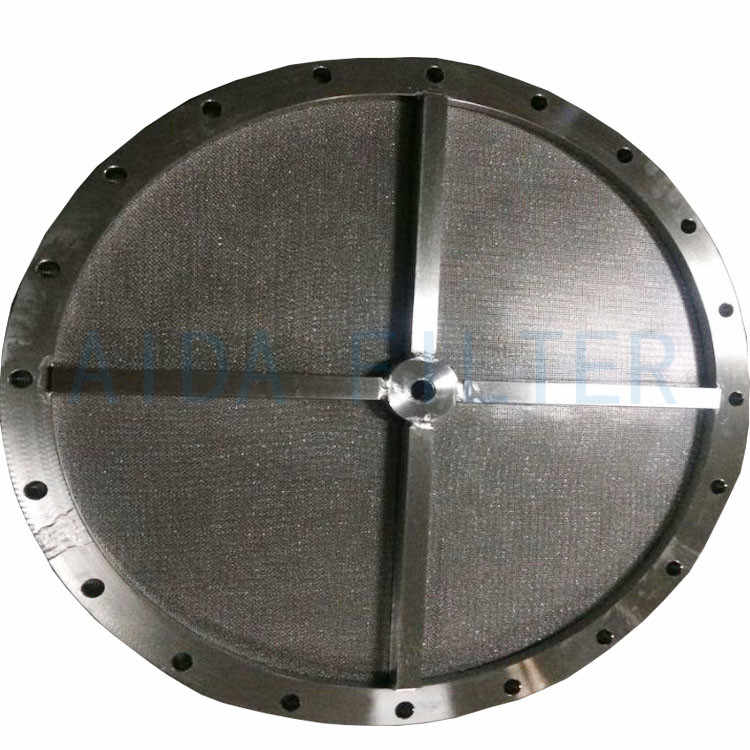 AIDA factory stainless steel sintered wire mesh Fluidizing plate