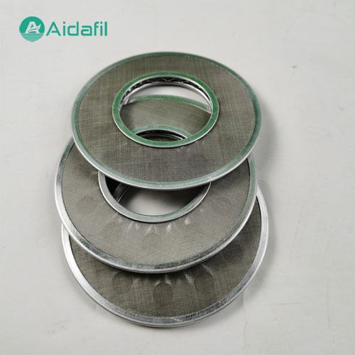 Customized filter disc according to customer requirements