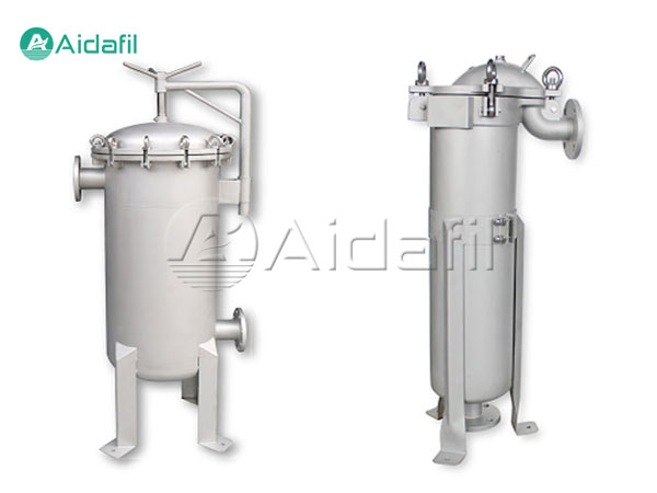 Cartridge filter casing 