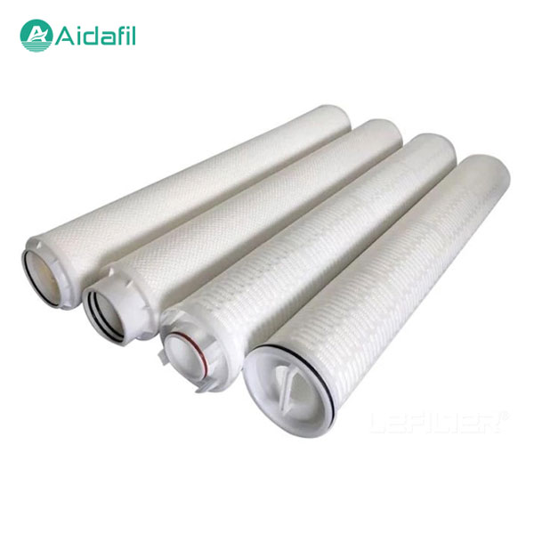 HFU640UY200H4W high flow PP pleated water filter element cartridge  