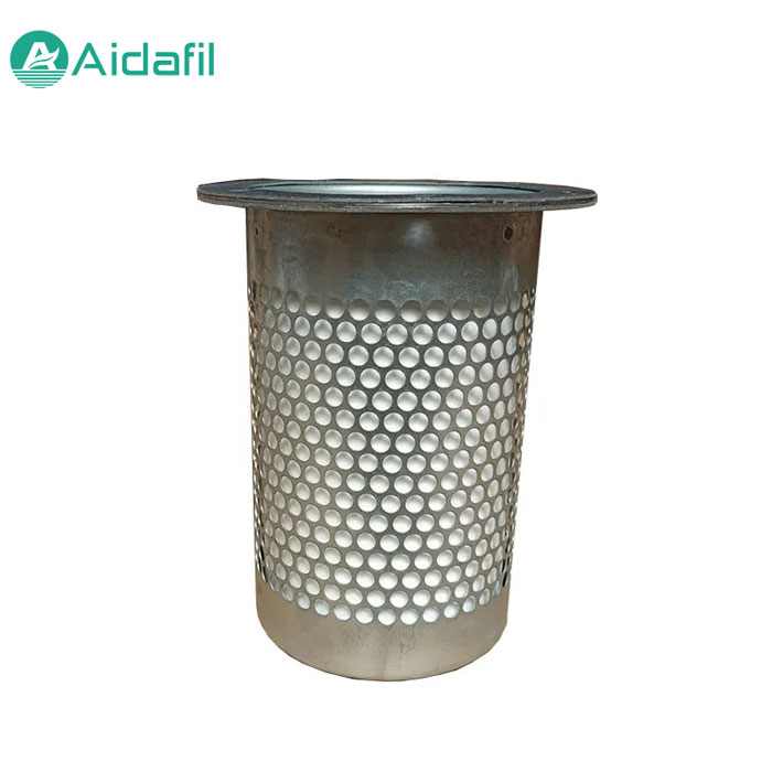 Air compressor oil and gas separation filter element 10525274