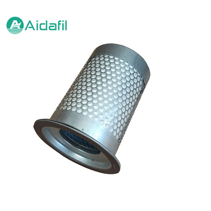 Air compressor oil and gas separation filter element 10533575