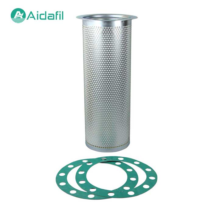 Air compressor oil and gas separation filter element 10651774